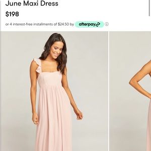 Show me your mumu June maxi dress